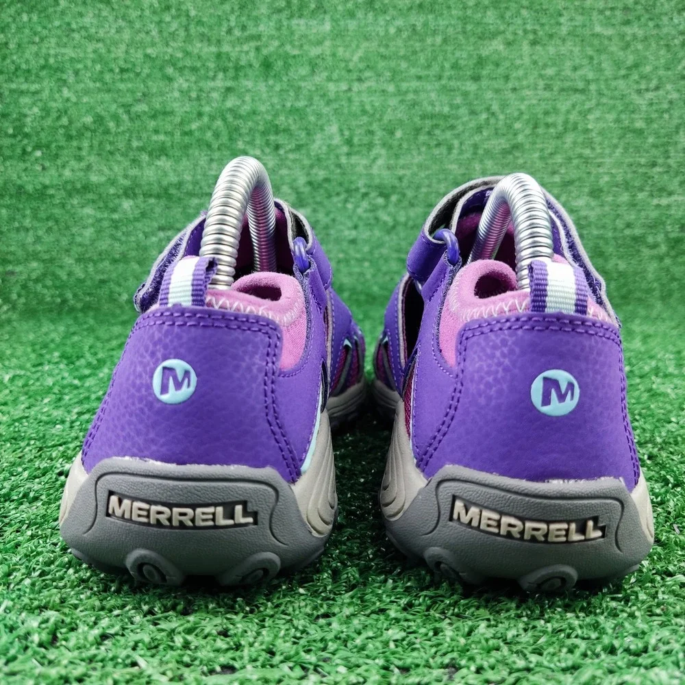 Merrell Sandals Girls 2 Purple Hydro Hiker MK165683 Water Hiking Shoes Bungee